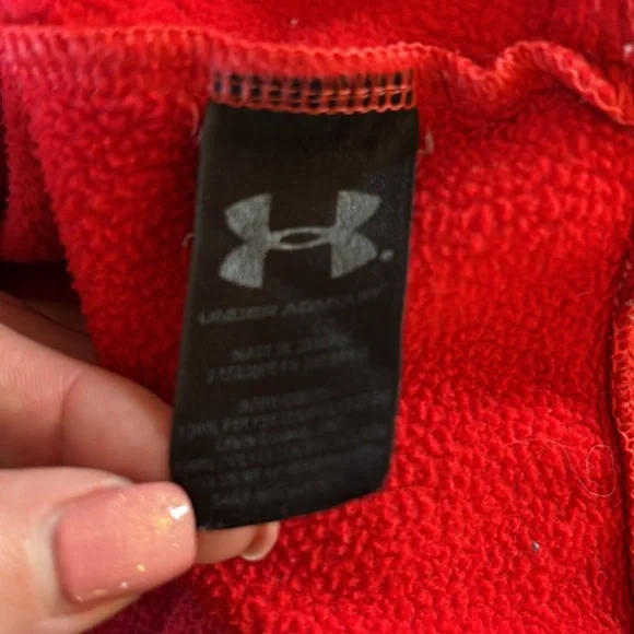 Under Armour red sweatshirt adult size large - Picture 7 of 8